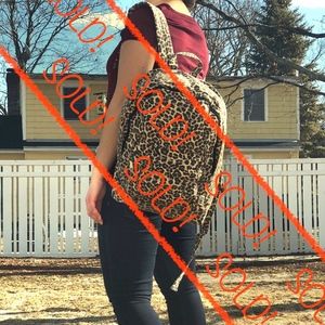SOLD PINK Cheetah Backpack